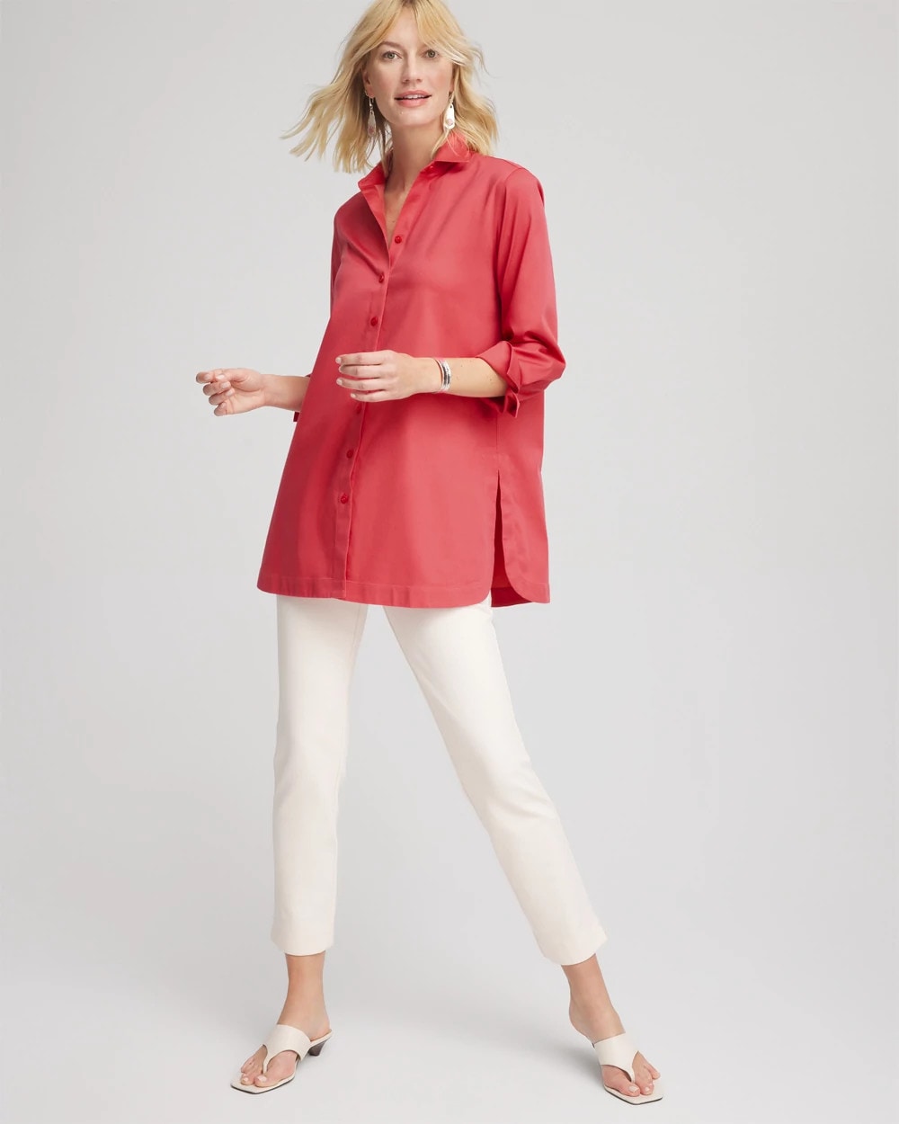 Chico's - No Iron™ Classic Button Down Tunic