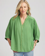 Chico's - Braided Batwing Blouse