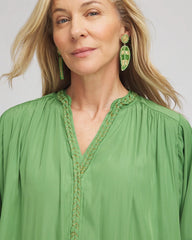 Chico's - Braided Batwing Blouse