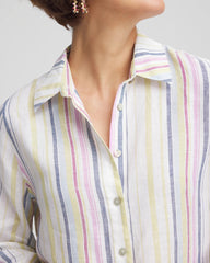 Chico's - No Iron™ Multi Stripe Linen Shirt