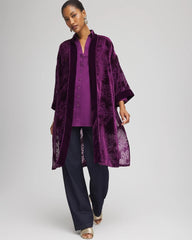 Chico's - Floral Burnout Kimono