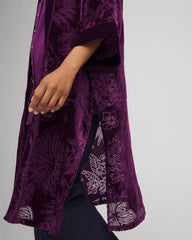 Chico's - Floral Burnout Kimono