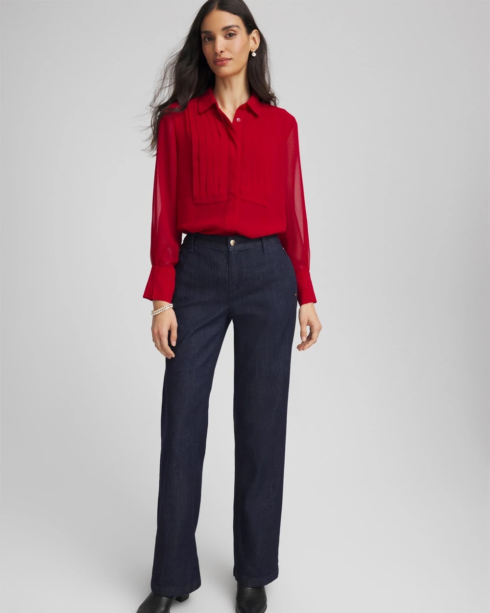 Chico's - Pintuck Georgette Tunic
