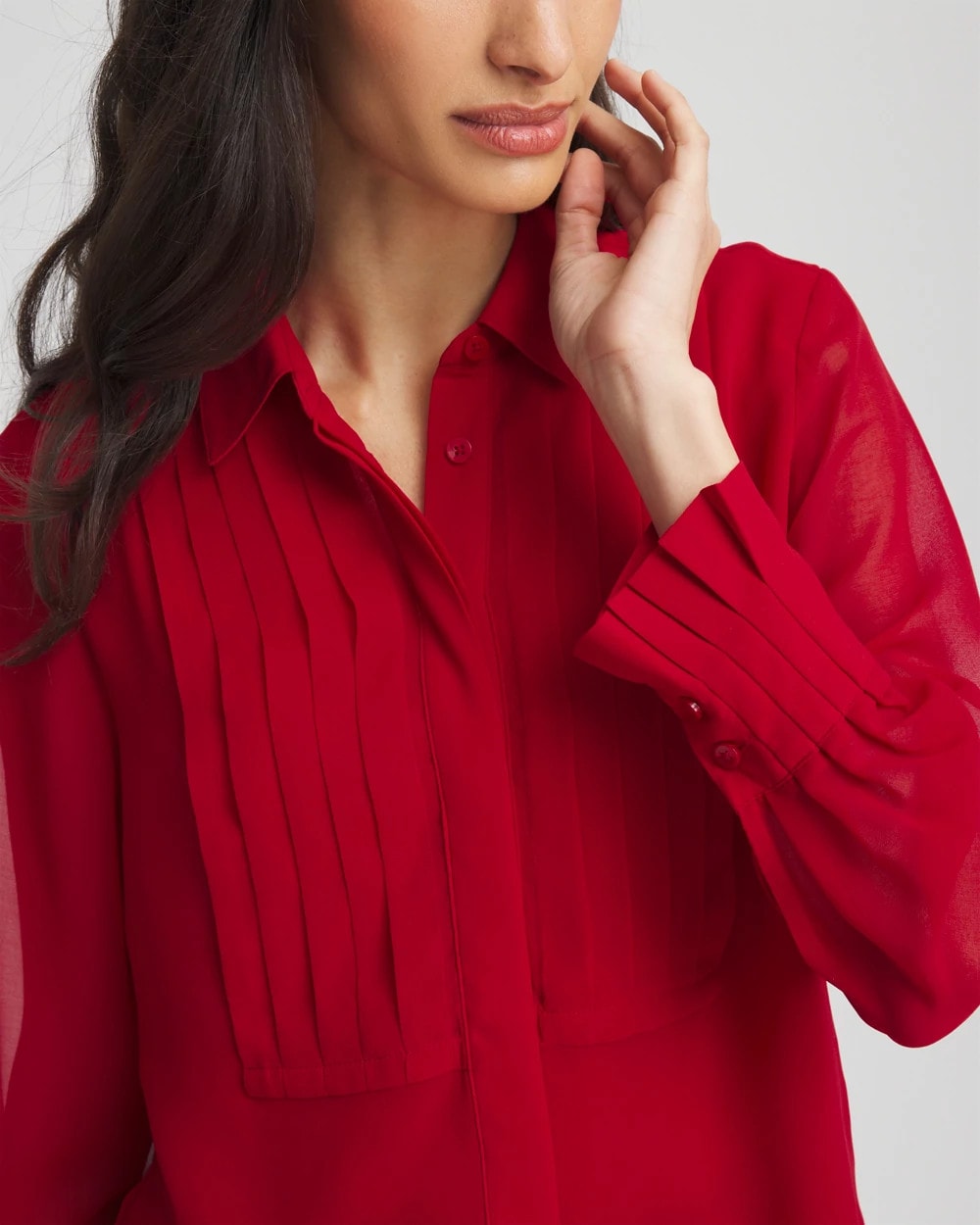 Chico's - Pintuck Georgette Tunic