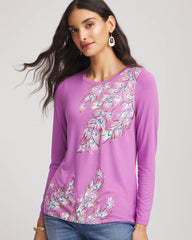 Chico's - Foiled Touch of Cool™ Layering Tee