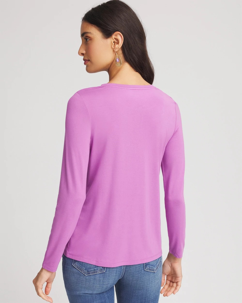 Chico's - Foiled Touch of Cool™ Layering Tee
