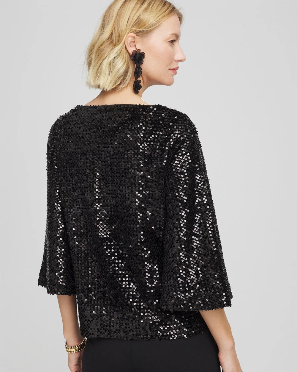 Chico's - Sparkling Sequin Party Tee