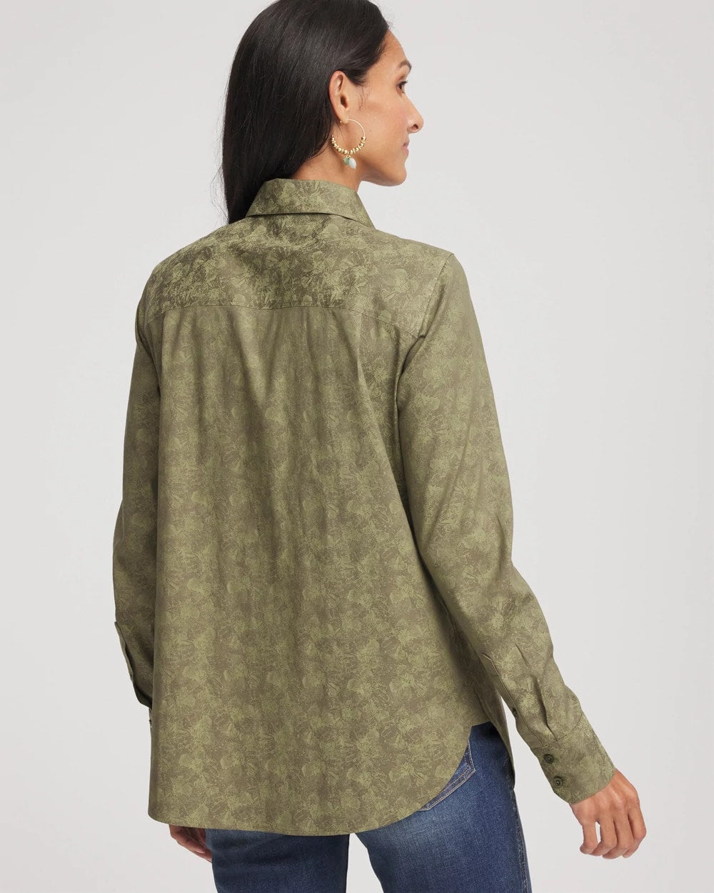 Chico's - No Iron™ Jacquard Shirt