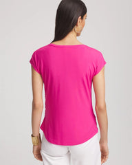 Chico's - Cap Sleeve Dolman Tee