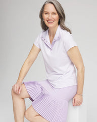 Chico's - Zenergy® Striped UPF Short-Sleeve Top