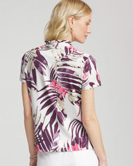 Chico's - Zenergy® UPF Ruffle-Neck Polo