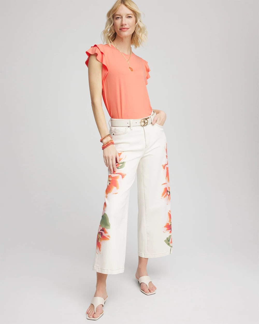 Chico's - Touch of Cool™ Flutter Sleeve Tee