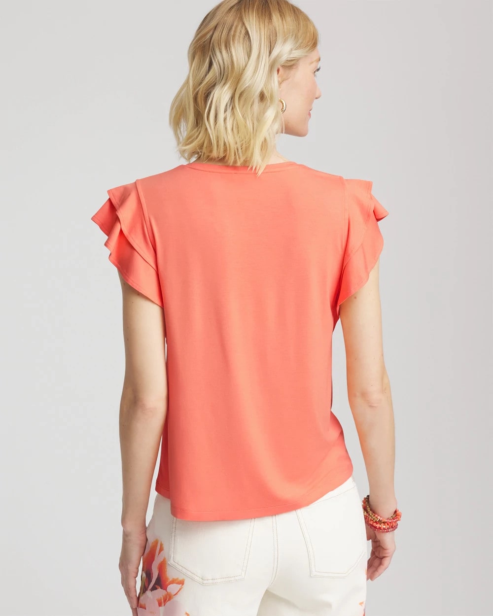 Chico's - Touch of Cool™ Flutter Sleeve Tee