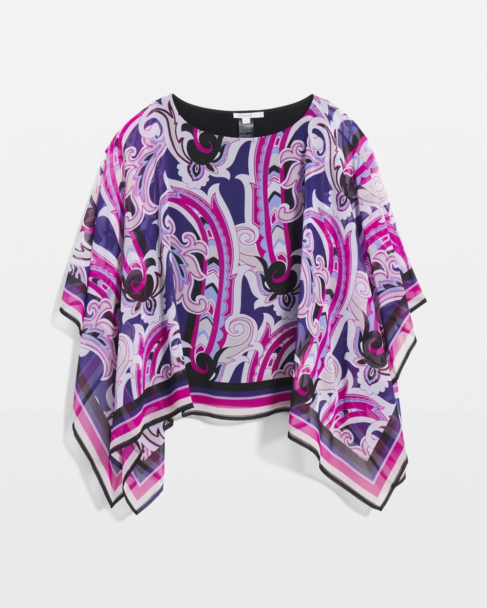 Chico's - Travelers™ Paisley Chiffon Layered Top