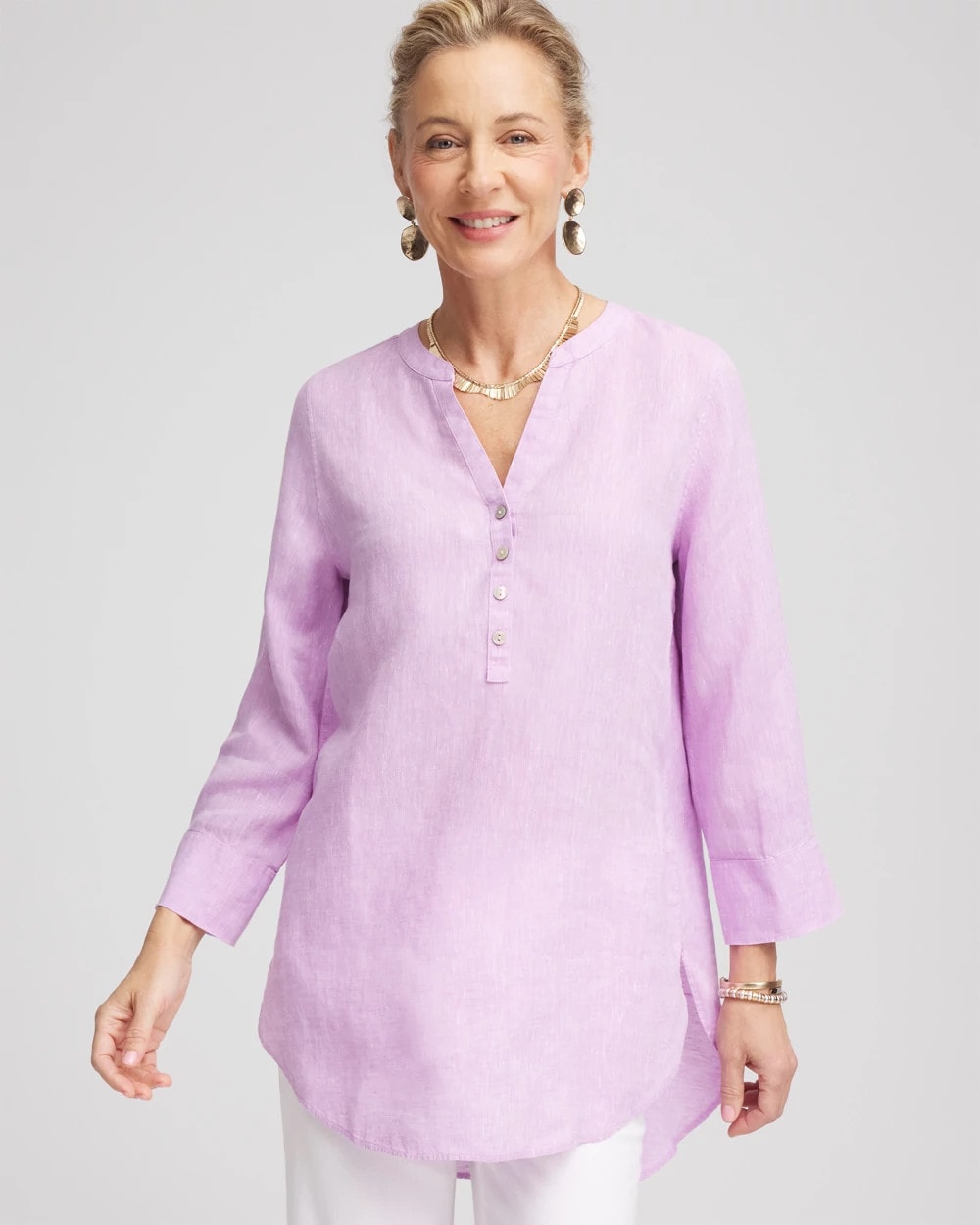 Chico's - No Iron™ Linen Tunic
