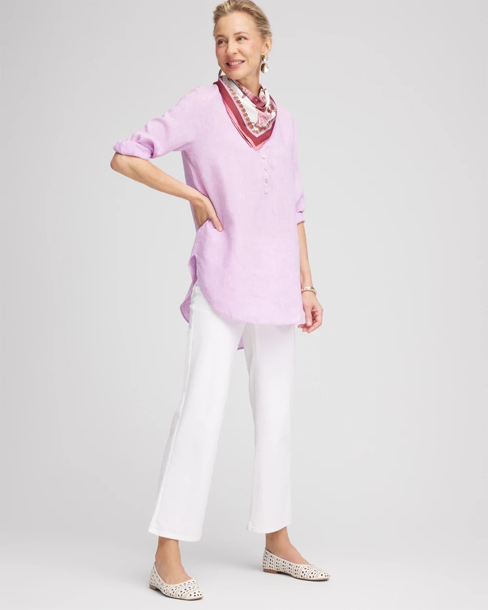 Chico's - No Iron™ Linen Tunic