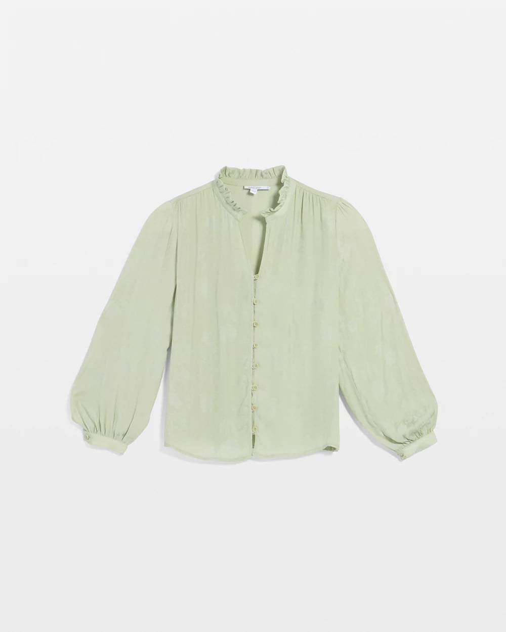 Chico's - Jacquard Georgette Peasant Blouse
