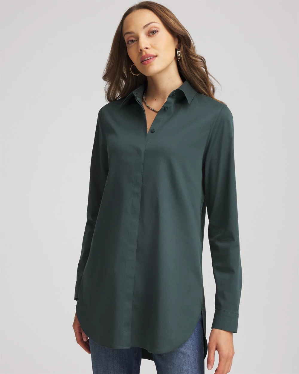 Chico's - No Iron™ Long-Sleeved Tunic