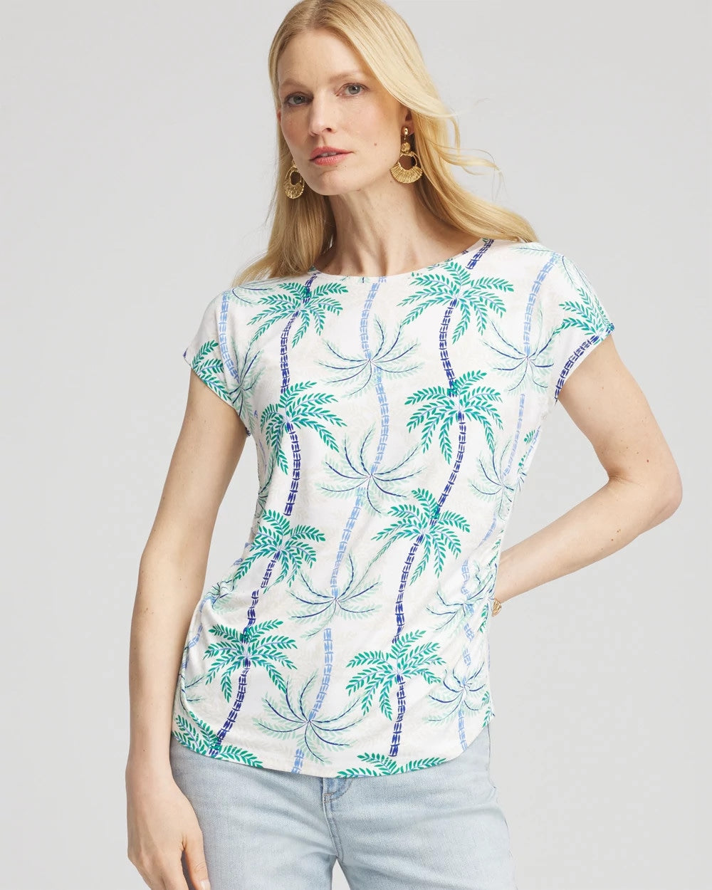 Chico's - Cap Sleeve Dolman Tee