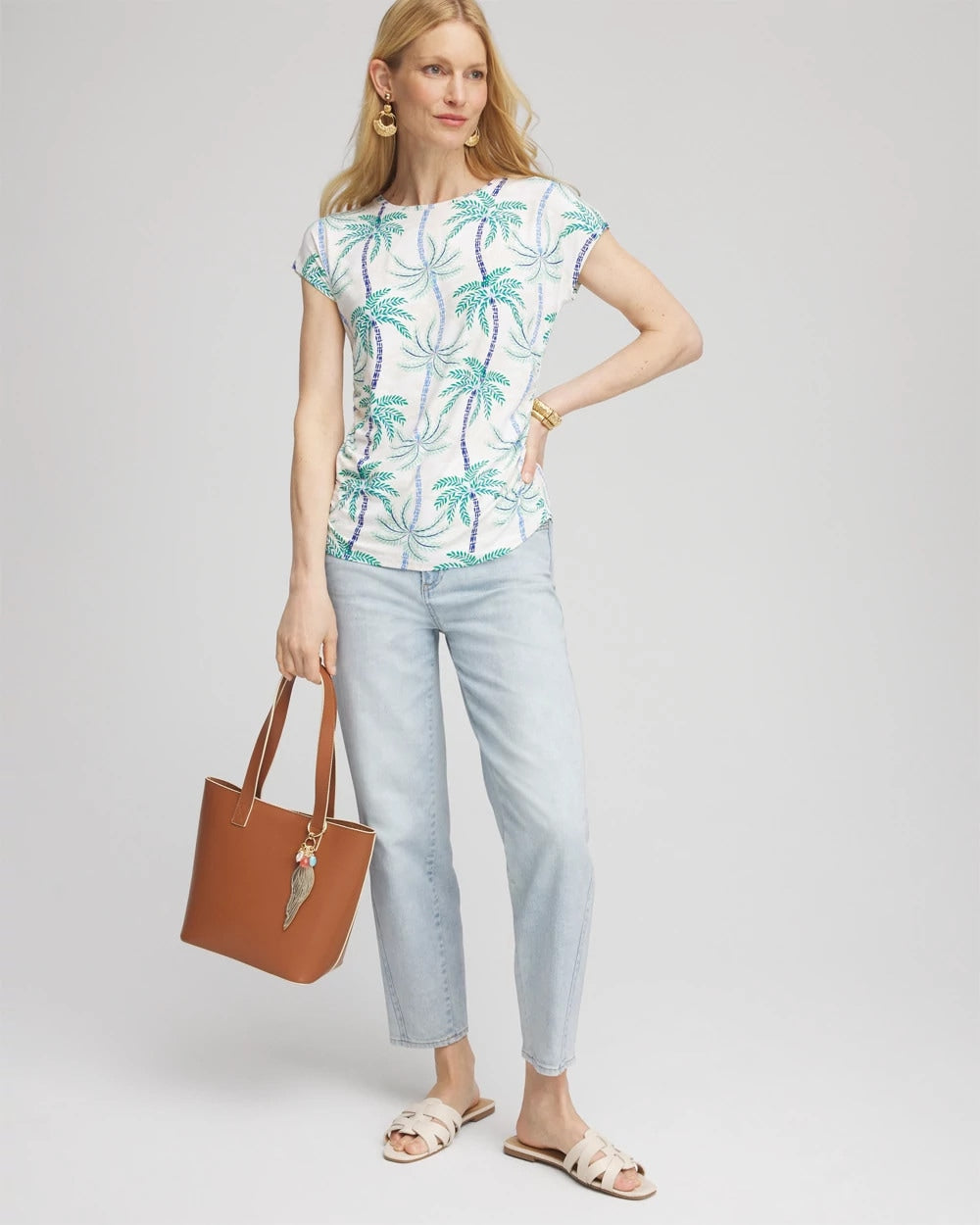 Chico's - Cap Sleeve Dolman Tee