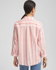 Chico's - No Iron™ Striped Linen Shirt