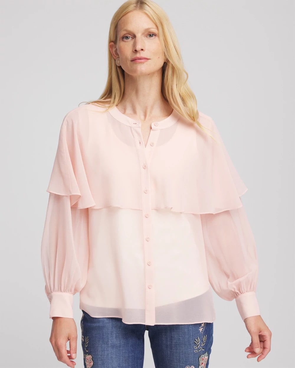 Chico's - Georgette Cape Blouse
