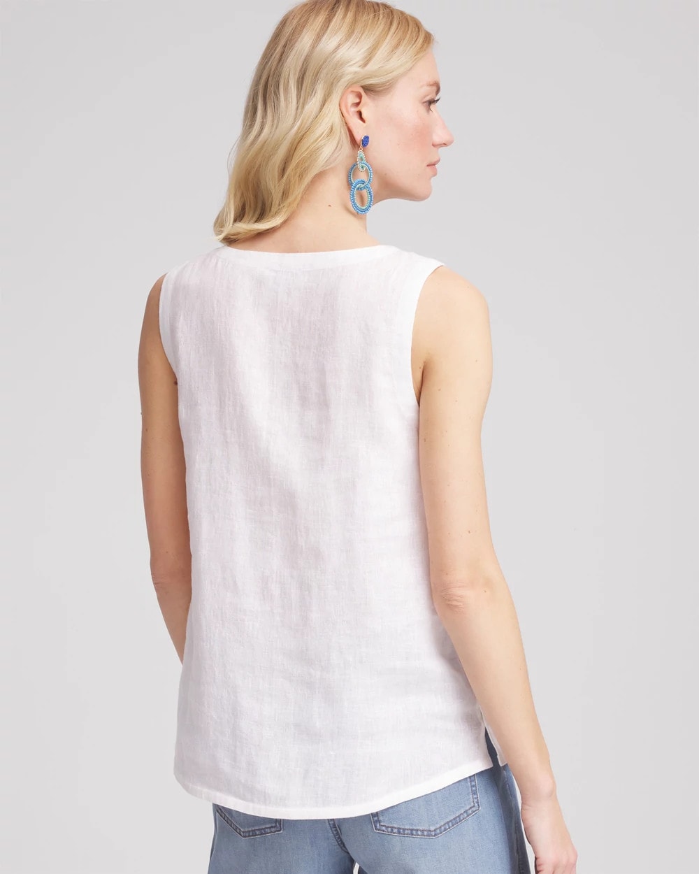 Chico's - Sleeveless Linen Tank Top