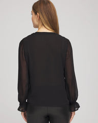 Chico's - Georgette Polka Dot Blouse