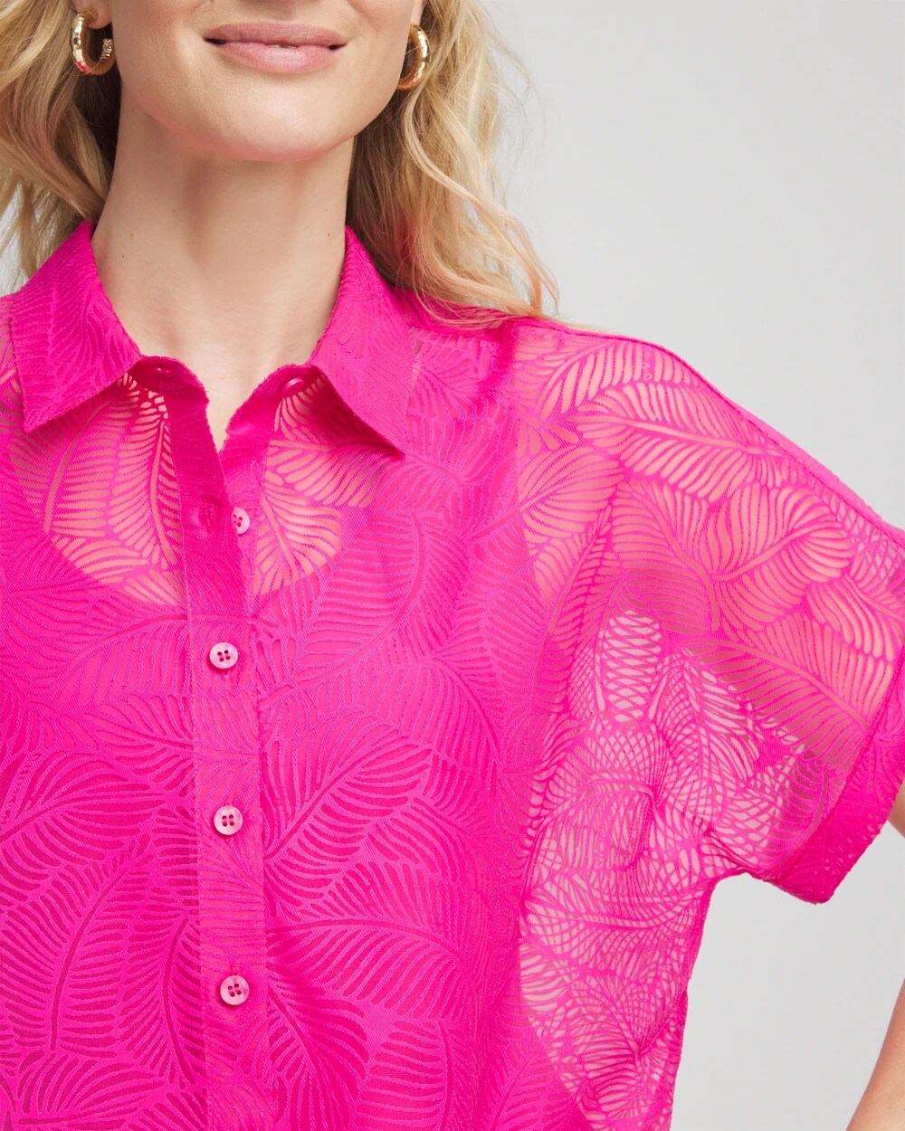 Chico's - Deco Burnout Shirt