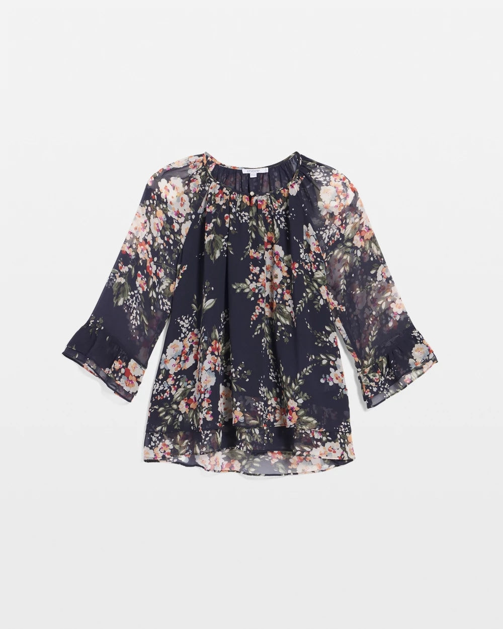 Chico's - Floral Georgette Blouse