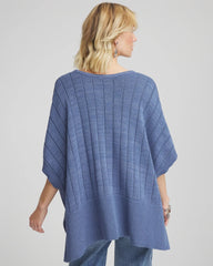 Chico's - Open-Knit Splitneck Poncho