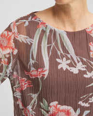 Chico's - Textured Banded-Hem Top