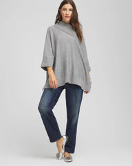 Chico's - Embellished Sweater Poncho