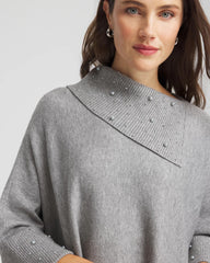 Chico's - Embellished Sweater Poncho