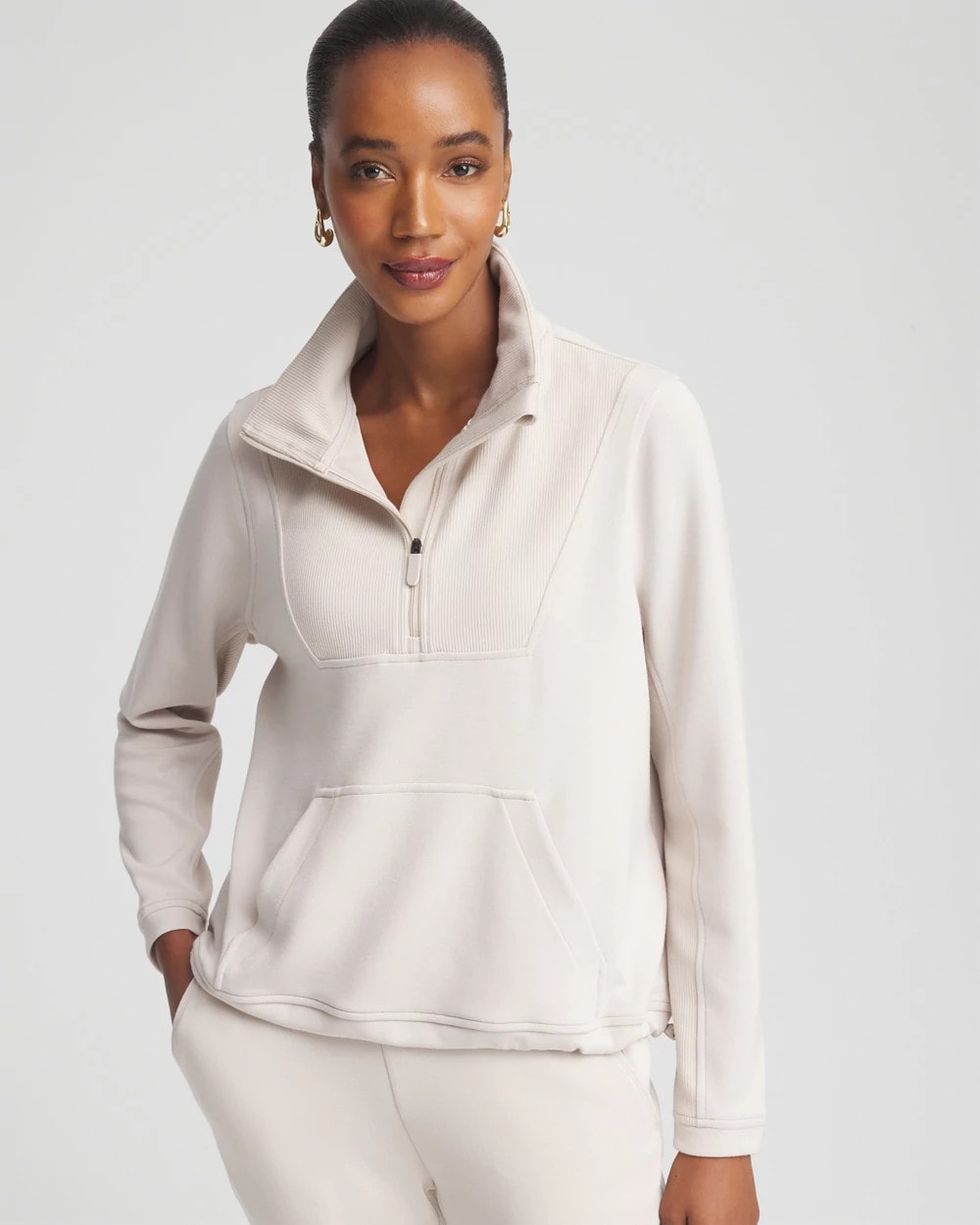 Chico's - Zenergy® Ribbed Sweatshirt