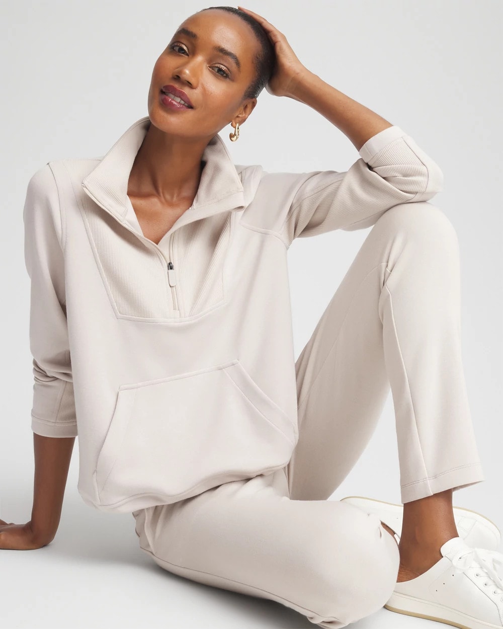 Chico's - Zenergy® Ribbed Sweatshirt