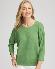 Chico's - Textured Wedge Top