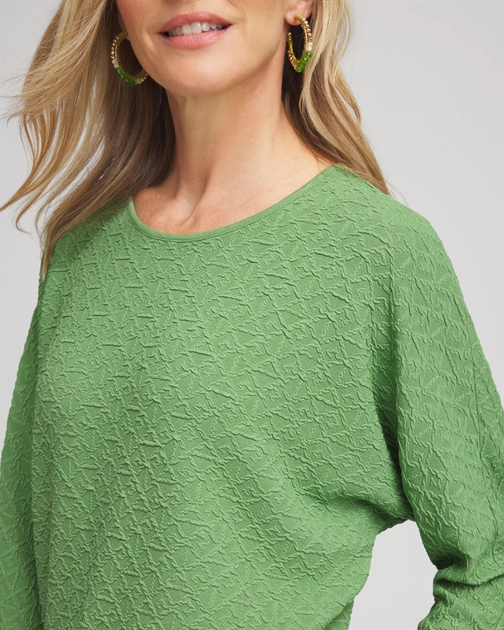 Chico's - Textured Wedge Top