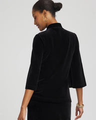Chico's - Travelers™ Velvet V-Neck Kimono Sleeve Top