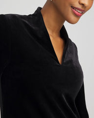 Chico's - Travelers™ Velvet V-Neck Kimono Sleeve Top