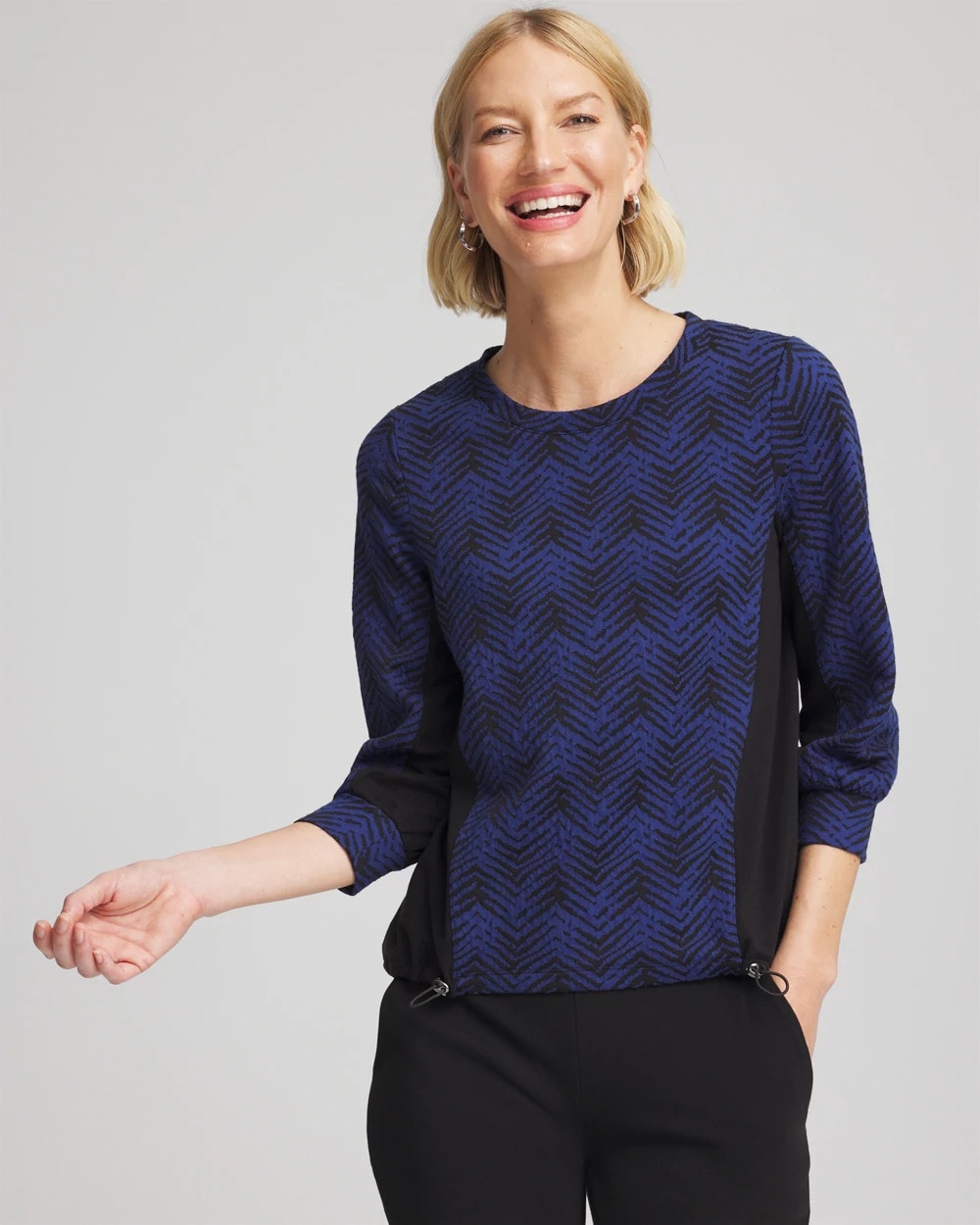 Chico's - Zenergy® Jacquard Bungee Top