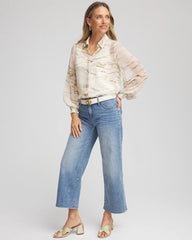 Chico's - Georgette Blouson Sleeve Blouse