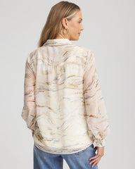 Chico's - Georgette Blouson Sleeve Blouse