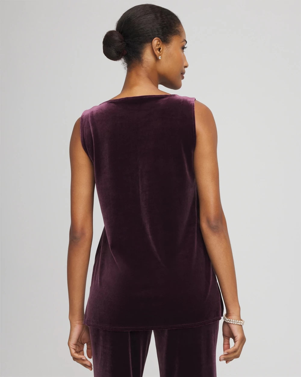Chico's - Travelers™ Velvet Side-Slit Tank