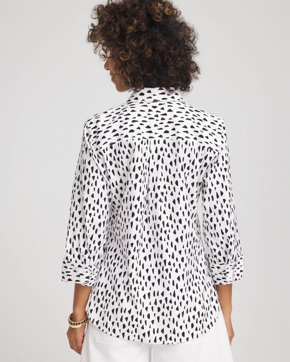 Chico's - No Iron™ Polka Dot  Shirt