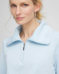 Chico's - Zenergy® Beach Slub Half-Zip Pullover Top