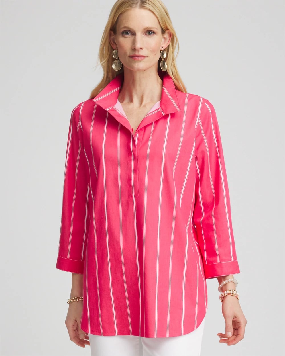 Chico's - No Iron™ Stretch Stripe Tunic