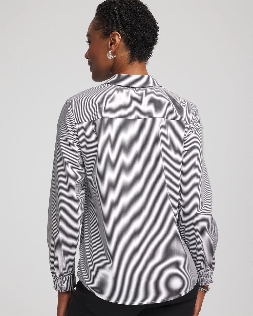 Chico's - Poplin Stripe Shirt