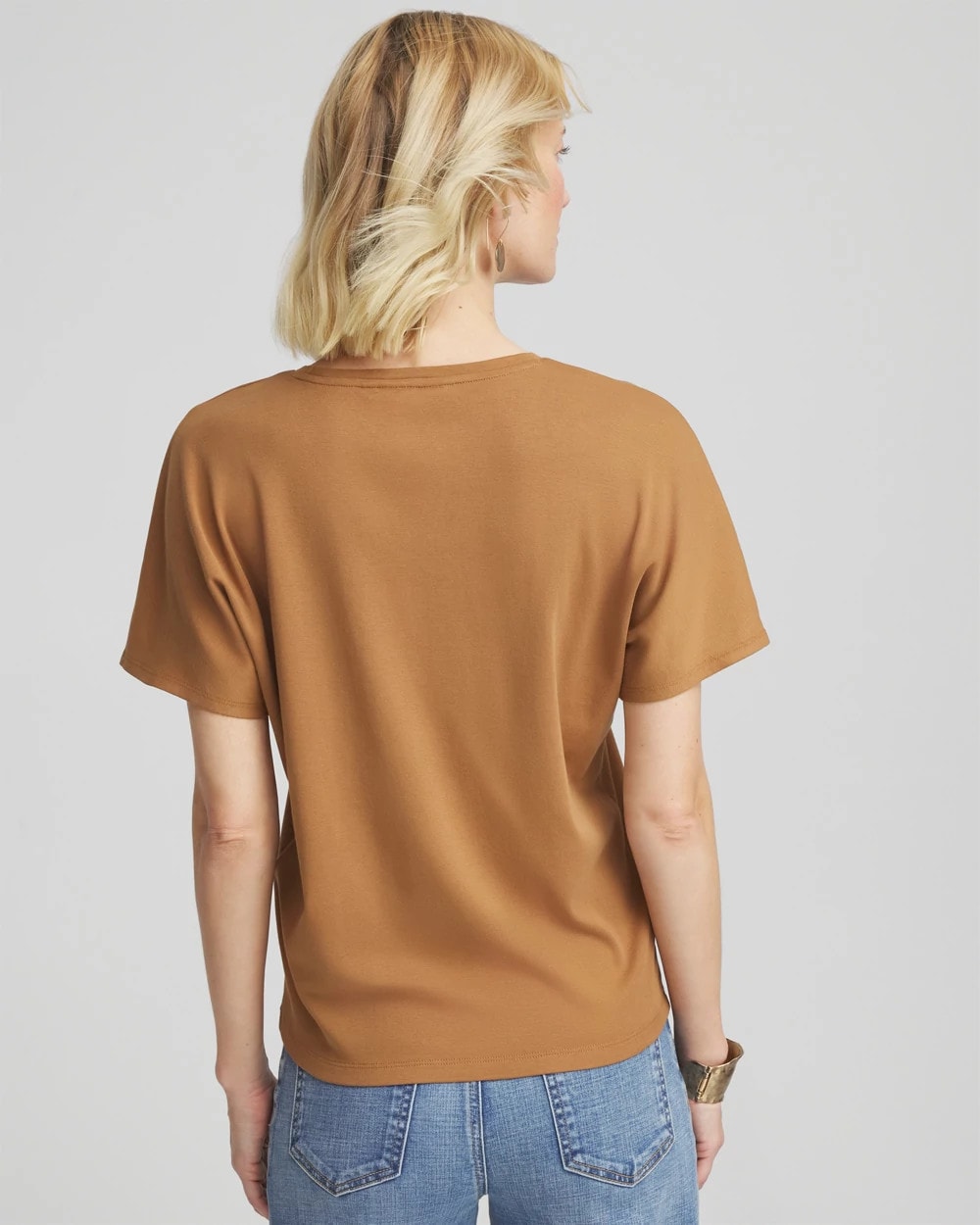 Chico's - Studded Tapered Dolman Top