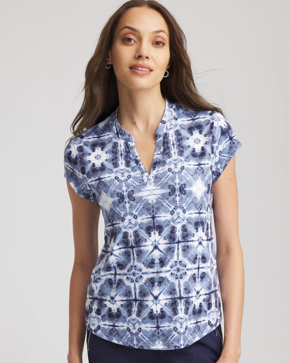Chico's - Zenergy® UPF Printed Polo Top